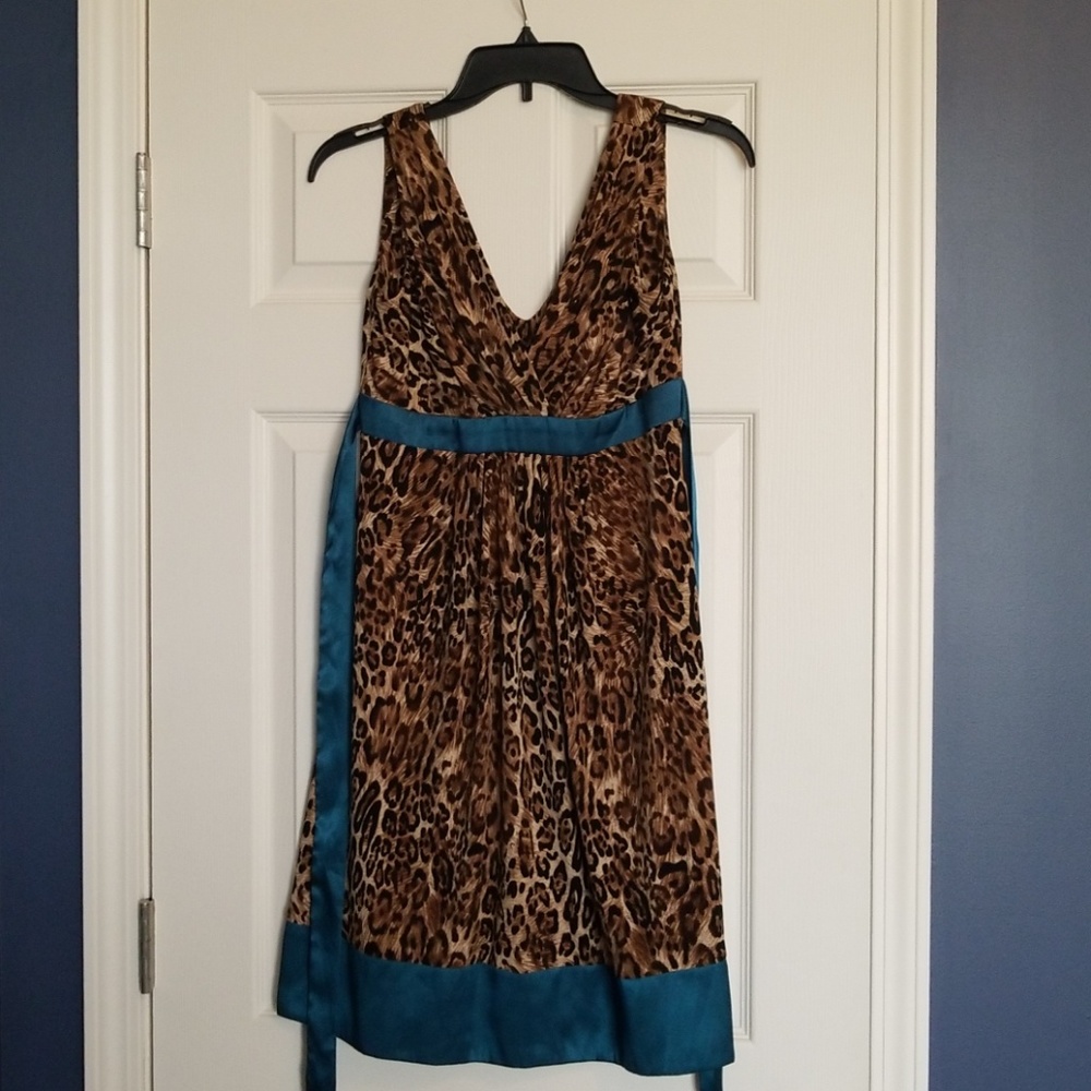 Leopard print dress